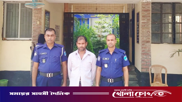 সালথায় ১৭ মামলার পলাতক আসামি ‘চোর মিজান’ গ্রেপ্তার