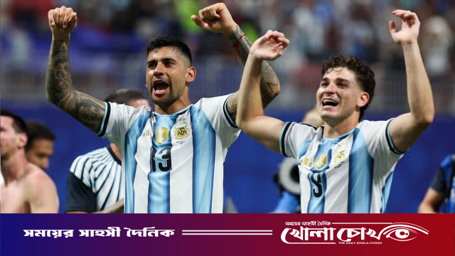 মেসির ‘১০ নম্বর’ জার্সির উত্তরসূরি হিসেবে আলভারেজকে বেছে নিলেন রোমেরো