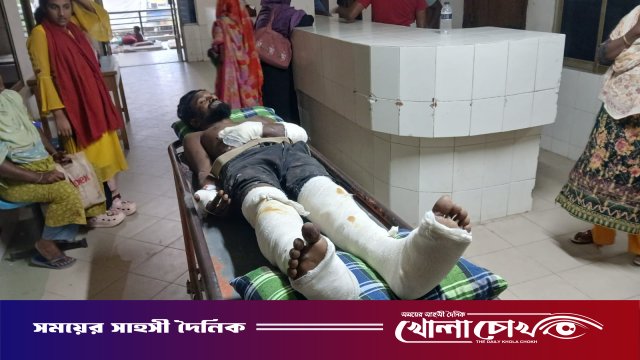 ফরিদপুরে আদালত এলাকা থেকে তুলে নিয়ে যুবককে কুপিয়ে জখম, হাত-পায়ের রগ কর্তন